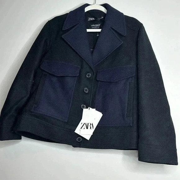 Zara Manteco wool coat zw collection Large - Picture 5 of 11
